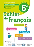 Cahier de Français cycle 3/6e - Cahier d'activités - Ed. 2022