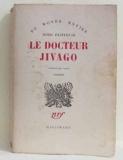 Le docteur Jivago - Editions Gallimard