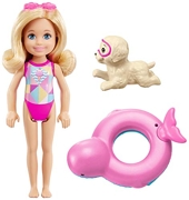 Barbie Mobilier Grande Maison de poupée de Luxe à 2 étages et 4 pièces dont  cuisine, chambre, salle de bain et accessoires, jouet pour enfant, DLY32