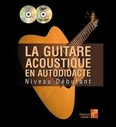 La guitare acoustique en autodidacte - Débutant (1 Livre + 1 CD + 1 DVD)  Music - les Prix d'Occasion ou Neuf
