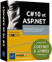 C# 10 et ASP.NET - Coffret de 2 livres - Développement d'applications web avec Visual Studio 2022