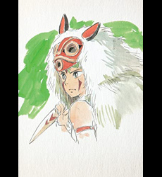 Carnet Ghibli - Princesse Mononoké, Huginn & Muninn - les Prix d'Occasion  ou Neuf