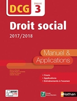 Droit social - DCG 3 - Manuel et applications