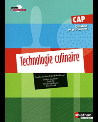 Technologie Culinaire Cap Cuisine 1e Et 2e Années