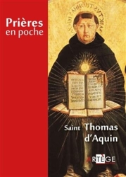 Prières en poche - Saint Thomas d'Aquin de Thomas d'Aquin