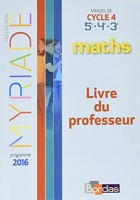 Myriade mathématiques cycle 4 2016 livre du professeur