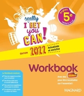 I Really Bet You Can! Anglais 5e (2022) Workbook