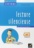 Lecture Silencieuse Cm2. Fichier avec cahier autocorrectif by Jean-Claude Landier(1992-01-01) - Hatier - 01/01/1992