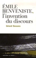 Emile BENVENISTE - L'invention du discours