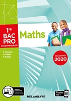 Mathématiques - Groupement A et B - 1re Bac Pro (2020) - Pochette élève (2020)