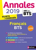 Annales BTS 2019 Français