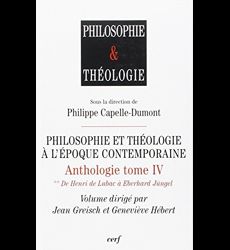 Anthologie. philosophie-theologie t4 vol2