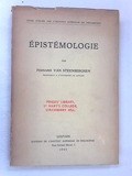 Epistemologie - Presses Universitaires de France - PUF - 08/01/2001