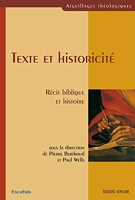 Texte et historicité - Récit biblique et histoire