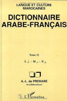 Dictionnaire arabe-français.
