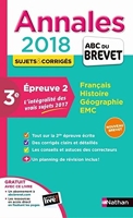Annales ABC du BREVET 2018 - Epreuve 2