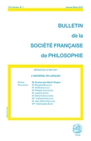 L'universel en langue (Bulletin de la SFP, 2021/1)