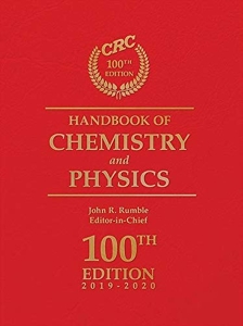 CRC Handbook of Chemistry and Physics 2019-2020 - A Ready-reference Book of Chemical and Physical Data de John Rumble