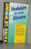 Vocabulaire des études littéraires