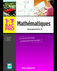 Mathématiques 1re, Tle Bac Pro Groupement C (2016)