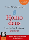 Homo deus - Une brève histoire du futur - Livre audio 2 CD MP3 - Audiolib - 06/06/2018