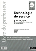 Technologie de service 2e Bac Pro