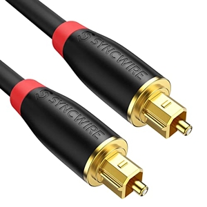 Syncwire Cable Optique Audio Numérique Cordon Fibre Optique Toslink  Digital les Prix d'Occasion ou Neuf