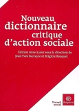 Nouveau Dictionnaire Critique D'Action Sociale