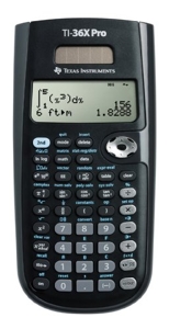 Texas Instruments TEX-TI36XPRO Calculatrice Scientifique Noir 