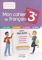 Mon cahier de français 3e 2022 Cahier de l'élève