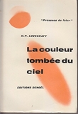 La Couleur Tombee du Ciel Edition Originale 1954 PDF Grand Format FIRST EDITION TBE