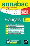 Annales du bac Annabac 2023 Français 1re générale - Sujets corrigés sur les oeuvres au programme 2022-2023