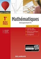 Mathématiques 1re Bac Pro Groupement C (2018) - Pochette élève - Groupement C
