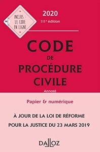 Code de procédure civile annoté de Pierre Callé