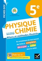 FICHES DOC Bilans et méthodes illustrés - Physique chimie 5e - Ed 2021 - Cahier élève