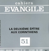 La Deuxieme Epitre aux Corinthiens Cahier Evangile n° 51