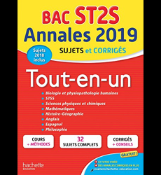 Annales Bac 2019 Tout-En-un Tle ST2S