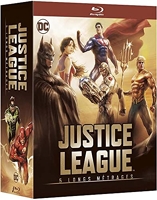 Justice League - 5 longs métrages  - Le paradoxe Flashpoint + Guerre + Le Trône de l'Atlantide + Dieux et monstres + vs les Teen Titans - Coffret Blu-ray - DC COMICS