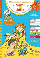 Mon cahier de vacances Sami et Julie Du CP au CE1 - Du CP au CE1 - Cahier de vacances 2023