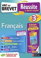 ABC du Brevet Réussite Famille - Français 3e