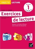 Objectif Lecture - Exercices de lecture, fichier avec corrigés Niveau 1 Cycle 3 de Jean-Claude Landier,Irène Adami ( 11 août 2010 ) - Hatier (11 août 2010) - 11/08/2010