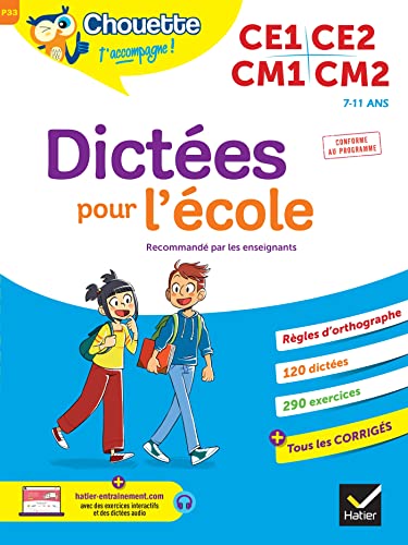 Dictées Pour L'école CE1/CE2/CM1/CM2, Sophie Valle - Les Prix D ...