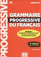 Grammaire progressive du français - Niveau débutant (A1) - Livre + CD + Appli-web - 3ème édition