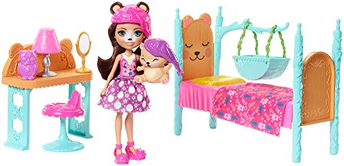 Enchantimals Coffret L'Arbre Enchanté du Renard, Mini-poupée Felicity Renard,  Figurine Animale Flick avec balançoire et accessoires, jouet enfant, FRH45  : : Jeux et Jouets