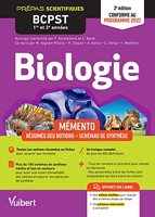 Mémento de Biologie BCPST 1re et 2e années - Notions-clés - Schémas de synthèse - Lexique - Conforme à la réforme 2021