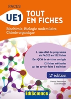 UE1 Tout en fiches - Biochimie, Biologie moléculaire, Chimie organique