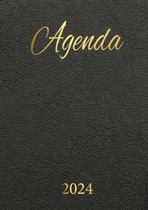 Agenda 2024 semainier - 1 semaine sur 2 page,12 Mois de janvier à  Edition - les Prix d'Occasion ou Neuf