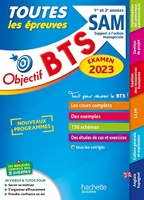 Objectif BTS SAM (1re et 2e années) Toutes les épreuves, examen 2023