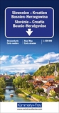 Carte routière et touristique - Croatie - Slovénie - Bosnie
