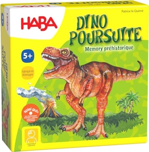 Haba - Jeux de Mémoire Préhistorique - Dino Poursuite - Jeu de société  les Prix d'Occasion ou Neuf